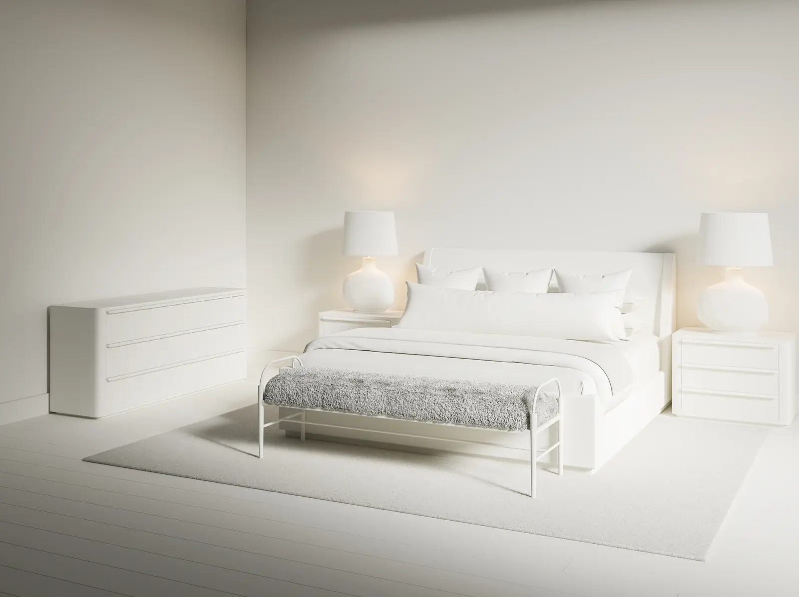 A primary bedroom at the foundation stage, furniture only